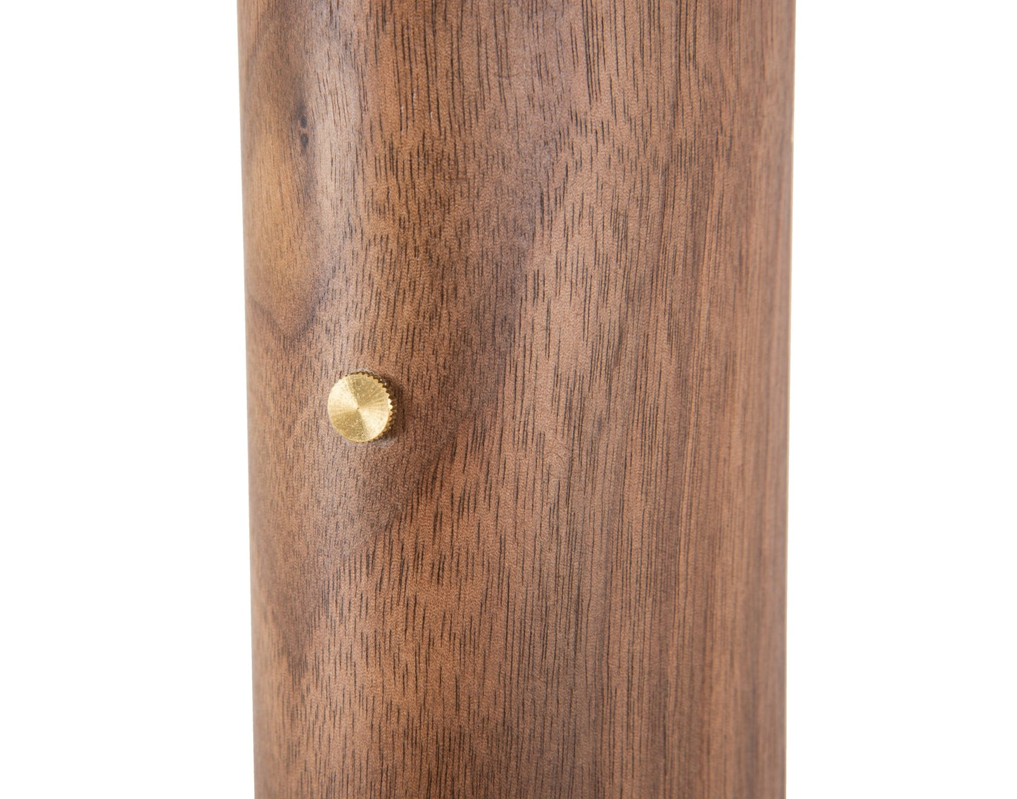 Cameron 1 Light LED Floor Lamp in Flat Black/Walnut - Orvon Lighting