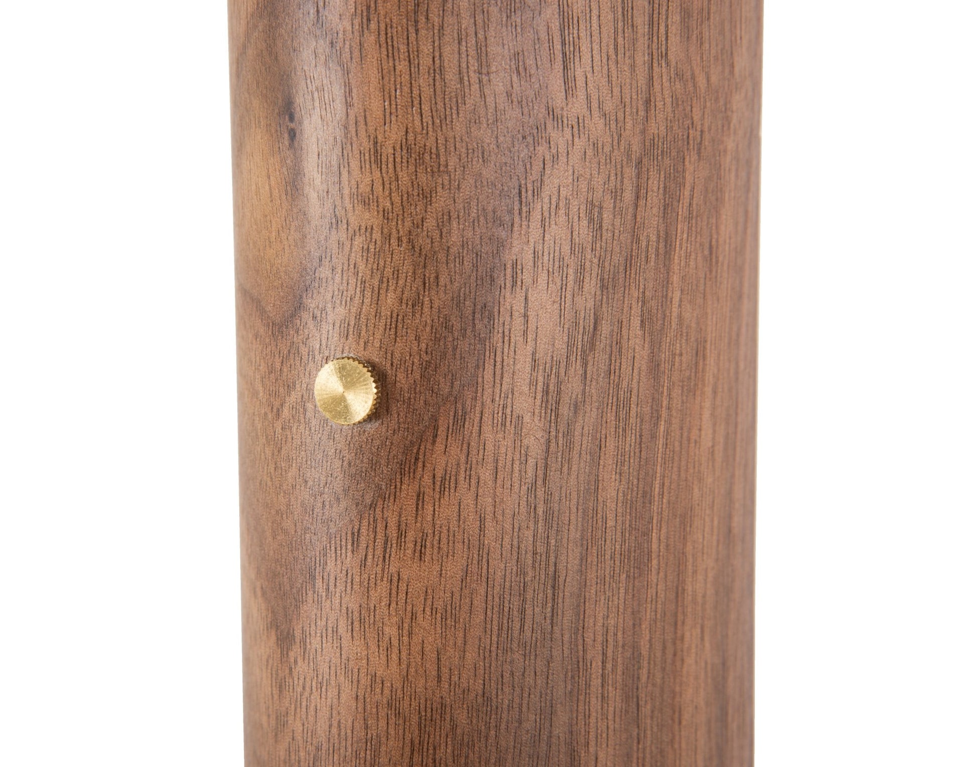 Cameron 1 Light LED Floor Lamp in Flat Black/Walnut - Orvon Lighting