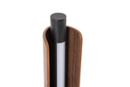 Cameron 1 Light LED Floor Lamp in Flat Black/Walnut - Orvon Lighting