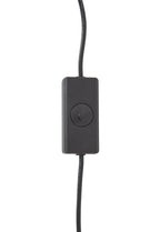 Cameron 1 Light LED Floor Lamp in Flat Black/Walnut - Orvon Lighting