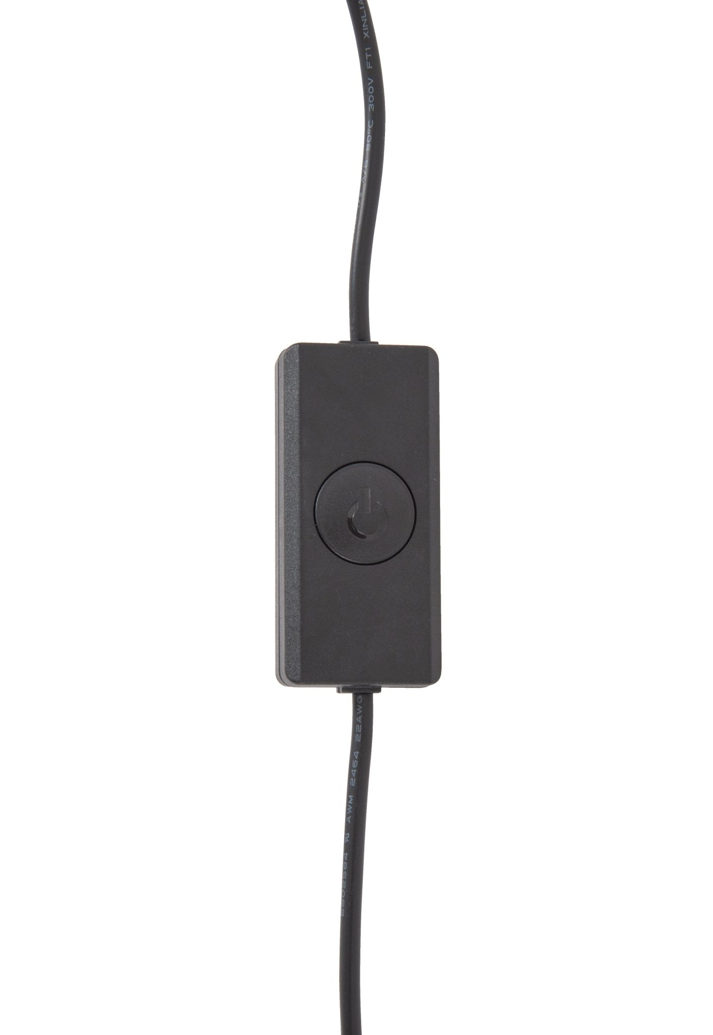 Cameron 1 Light LED Floor Lamp in Flat Black/Walnut - Orvon Lighting