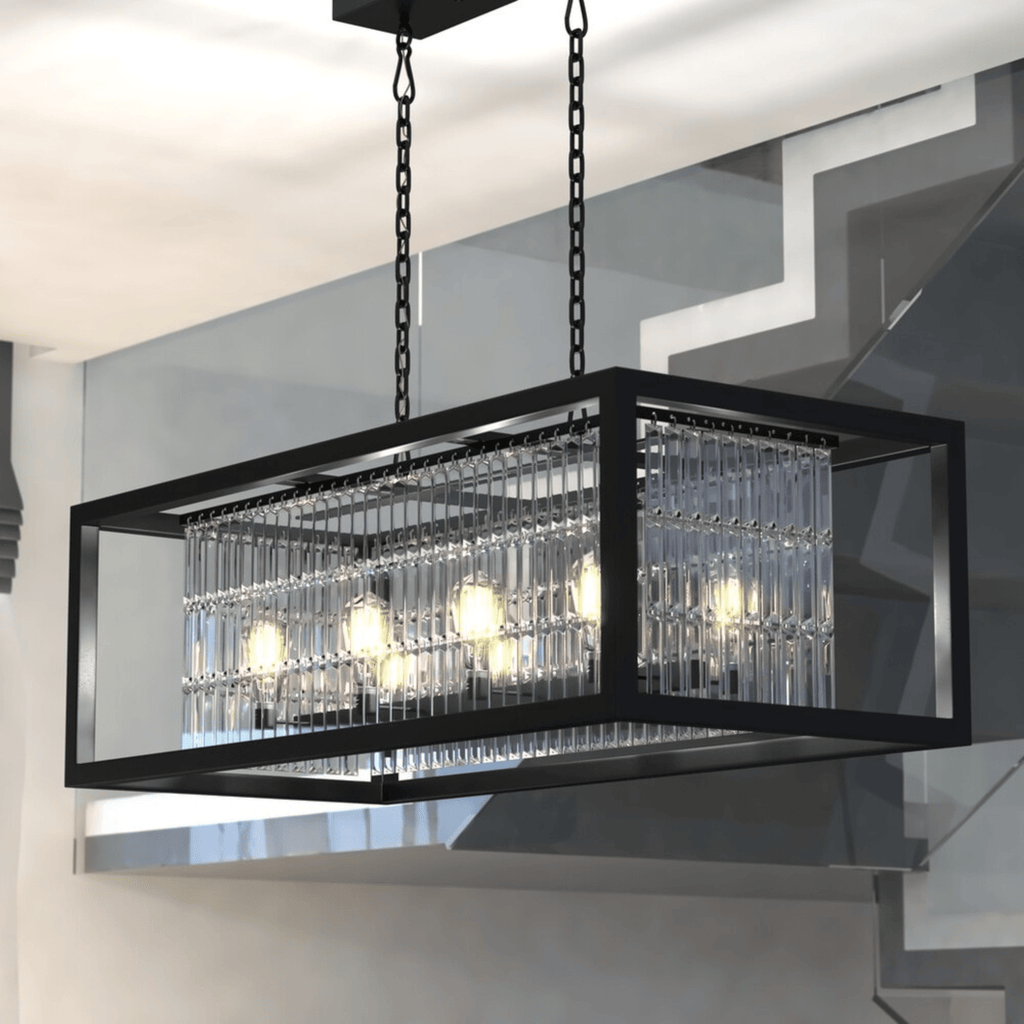 Catana 8L Linear Chandelier Oil Rubbed Bronze - Orvon Lighting