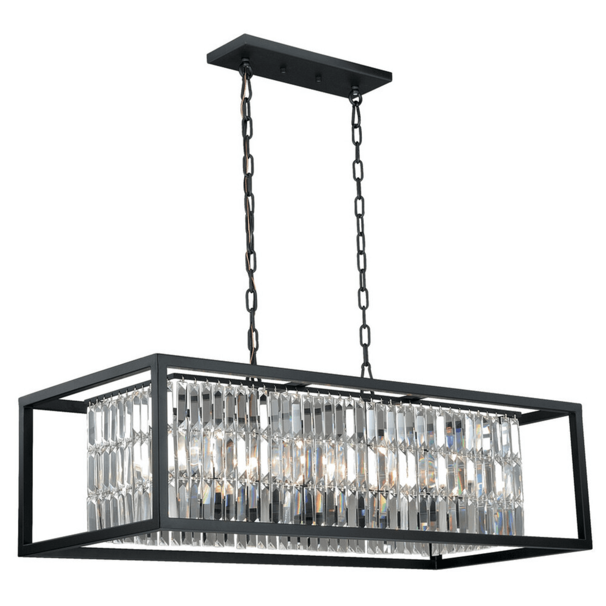 Catana 8L Linear Chandelier Oil Rubbed Bronze - Orvon Lighting