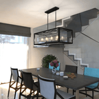 Catana 8L Linear Chandelier Oil Rubbed Bronze - Orvon Lighting
