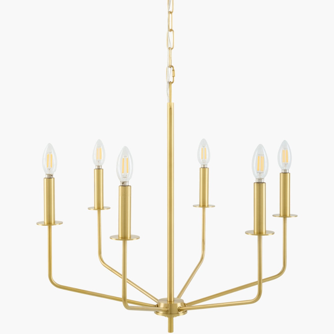 Surya Cadris 77" L × 25.4" W Chandelier – Default Title