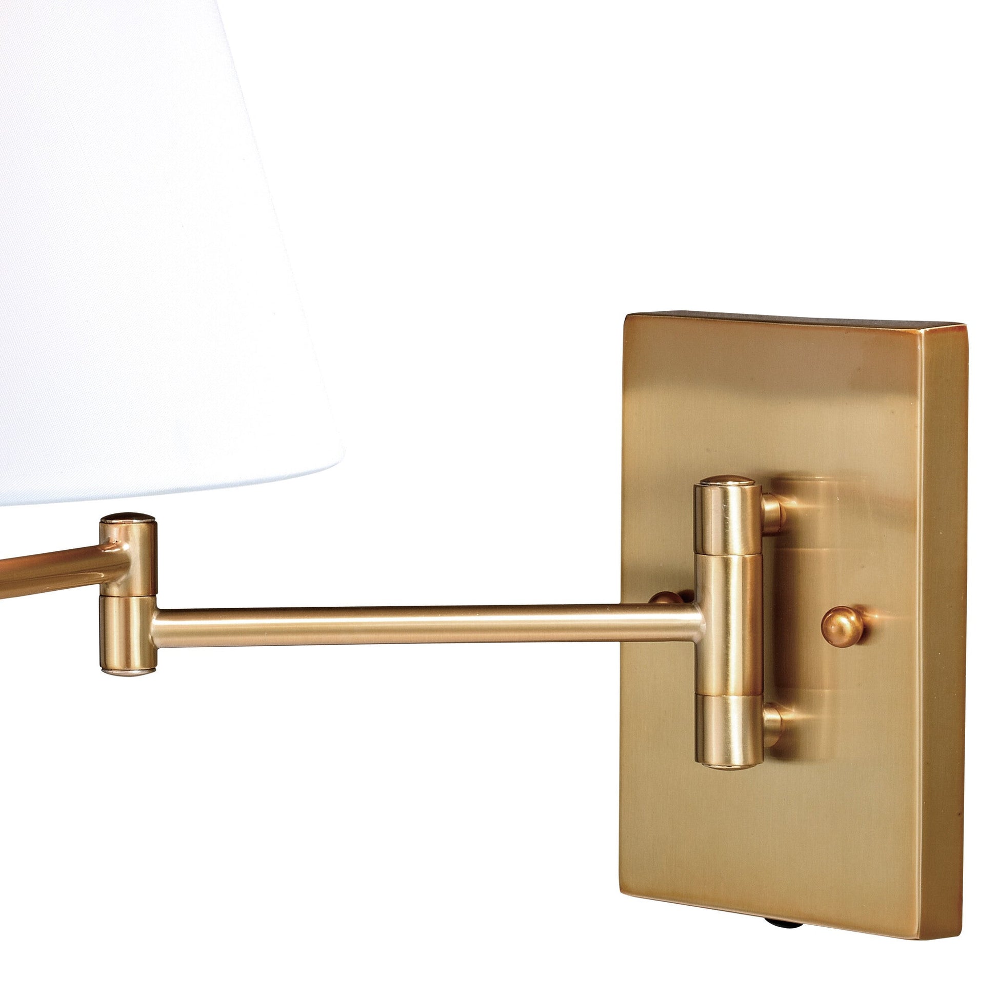 Chapeau Instalux Swing Arm Wall Light Natural Brass - Orvon Lighting