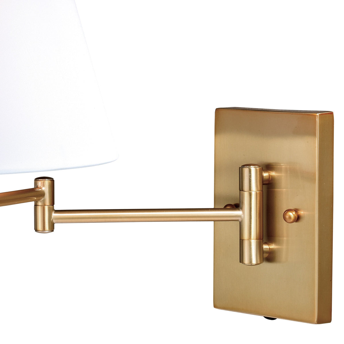 Chapeau Instalux Swing Arm Wall Light Natural Brass - Orvon Lighting