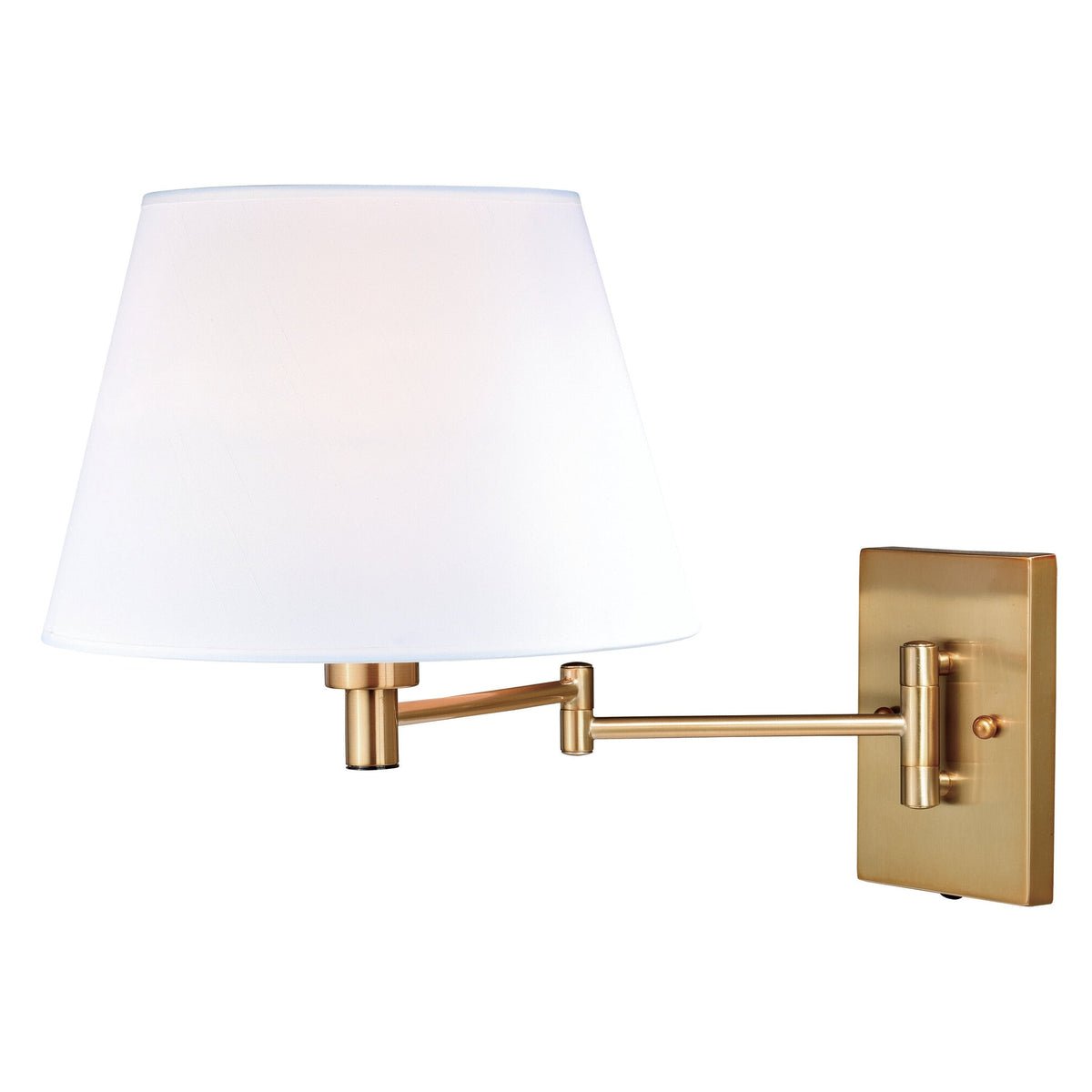 Chapeau Instalux Swing Arm Wall Light Natural Brass - Orvon Lighting