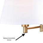 Chapeau Instalux Swing Arm Wall Light Natural Brass - Orvon Lighting
