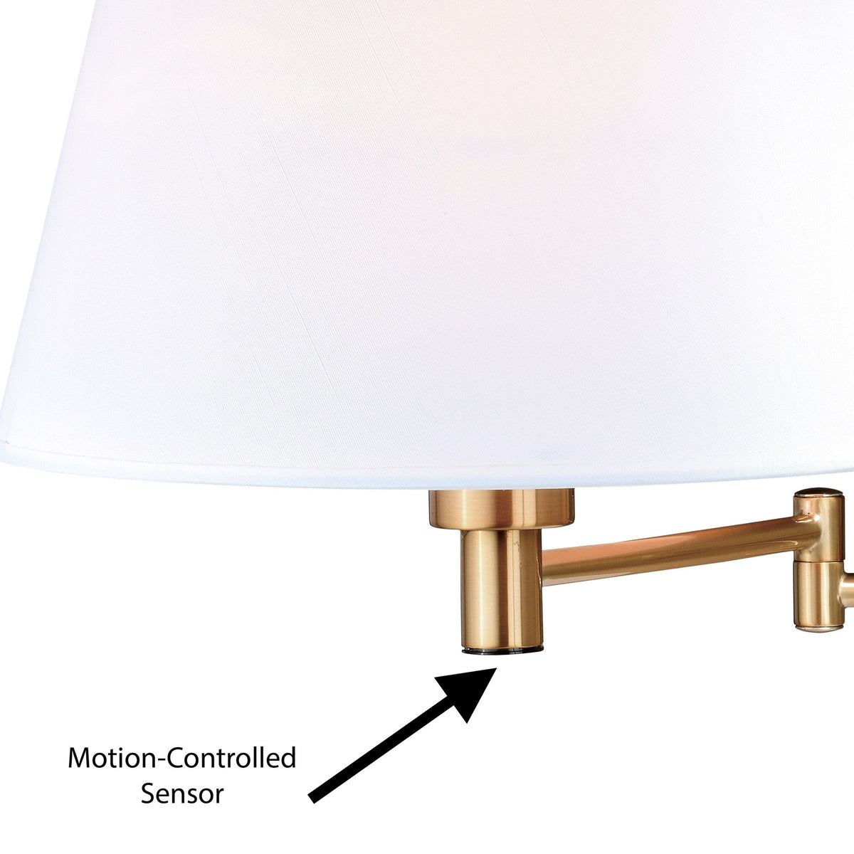 Chapeau Instalux Swing Arm Wall Light Natural Brass - Orvon Lighting