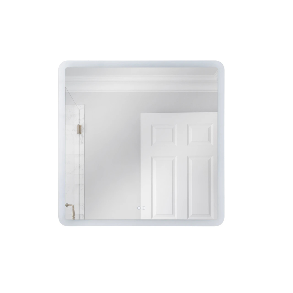 Chassis 36 X 36 inch White Illuminated Mirror - Orvon Lighting