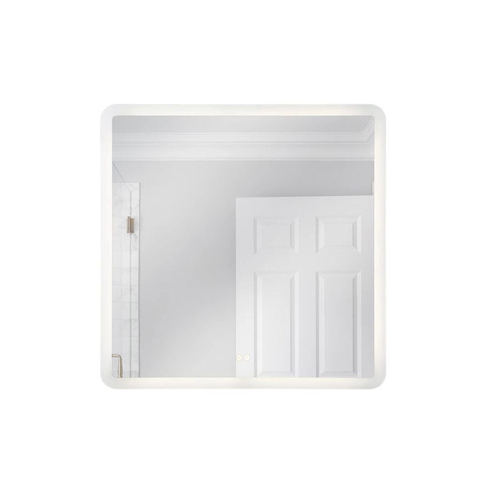 Chassis 36 X 36 inch White Illuminated Mirror - Orvon Lighting
