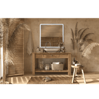 Chassis 36 X 36 inch White Illuminated Mirror - Orvon Lighting