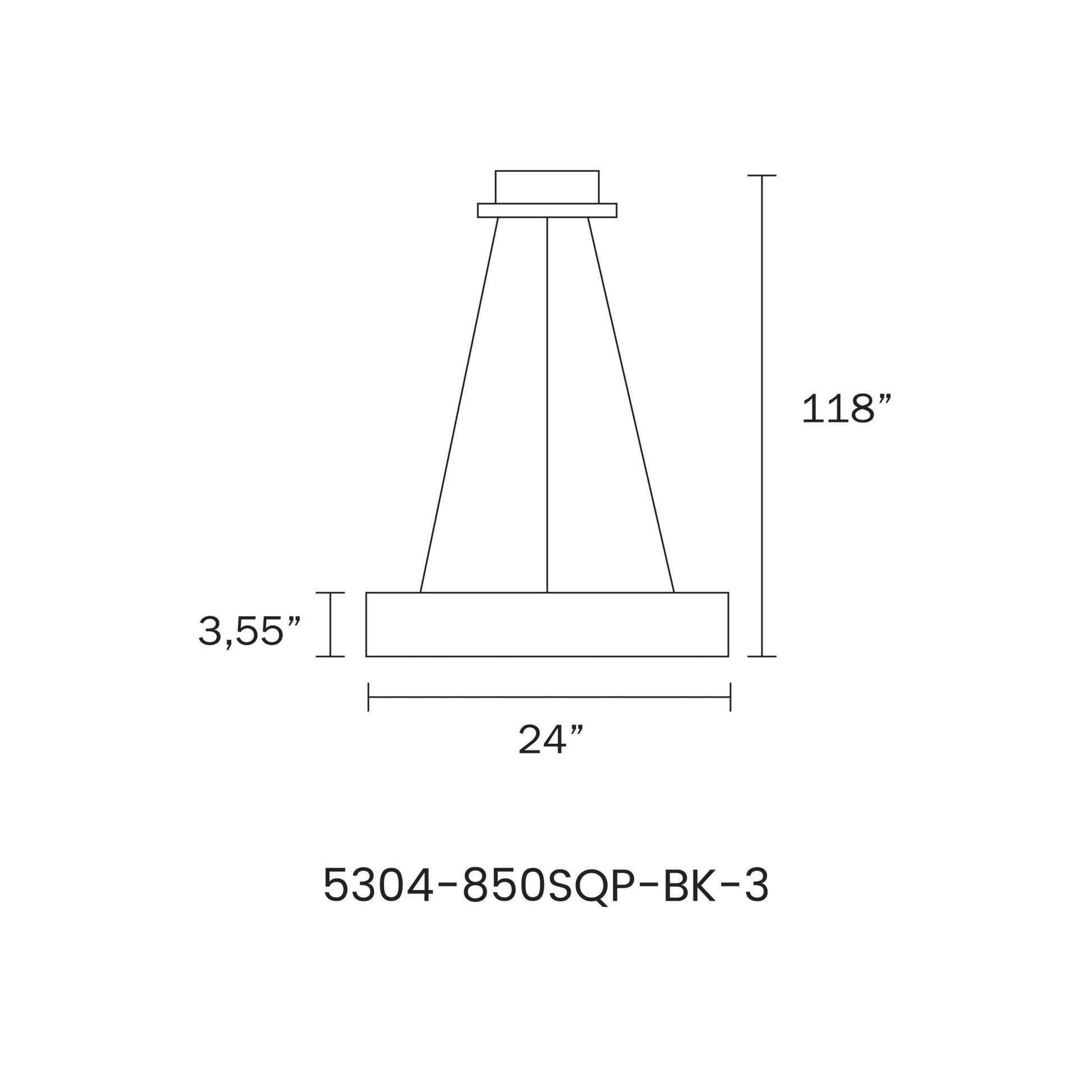 Chicago LED Pendant Ceiling Light - Orvon Lighting