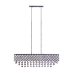 Cinderella Crystal Rectangular Chandelier 12 Light - Orvon Lighting