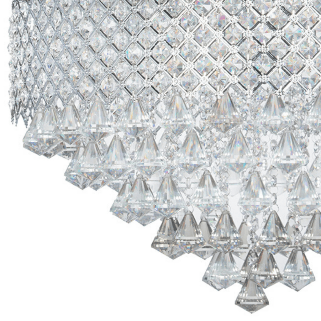 Cinderella Crystal Round Chandelier 12 Light - Orvon Lighting