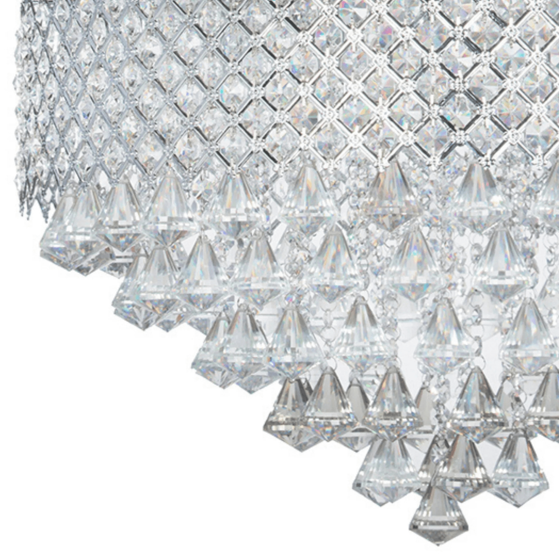 Cinderella Crystal Round Chandelier 12 Light - Orvon Lighting