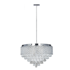 Cinderella Crystal Round Chandelier 12 Light - Orvon Lighting