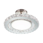 Clara 12.25 - in. Semi - Flush Mount Brushed Nickel - Orvon Lighting