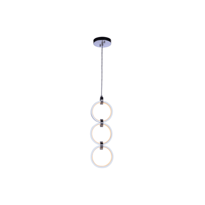 Context LED 5.13 inch Flat Black Pendant Ceiling Light - Orvon Lighting