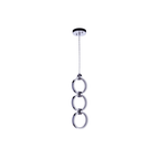 Context LED 5.13 inch Flat Black Pendant Ceiling Light - Orvon Lighting