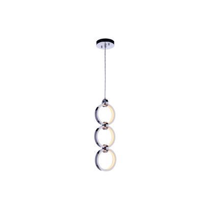 Context LED 5.13 inch Flat Black Pendant Ceiling Light - Orvon Lighting