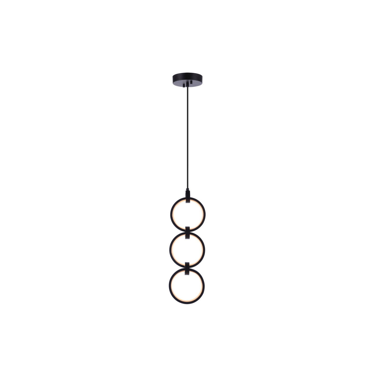 Context LED 5.13 inch Flat Black Pendant Ceiling Light - Orvon Lighting