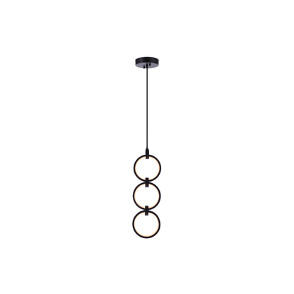 Context LED 5.13 inch Flat Black Pendant Ceiling Light - Orvon Lighting