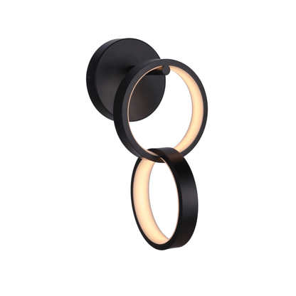 Context LED 6.5 inch Flat Black Wall Sconce Wall Light - Orvon Lighting