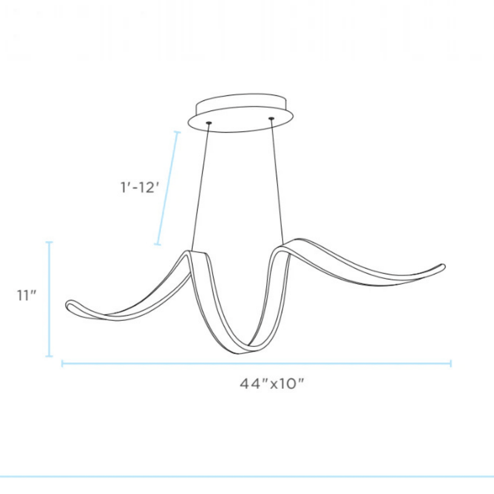 Copenhagen LED Chandelier - Orvon Lighting