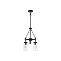 Crosspoint 4 Light 18.25 inch Espresso Outdoor Chandelier - Orvon Lighting