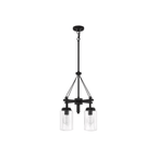 Crosspoint 4 Light 18.25 inch Espresso Outdoor Chandelier - Orvon Lighting