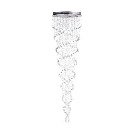 Crystal Chandelier Double Helix 12 Light - Orvon Lighting