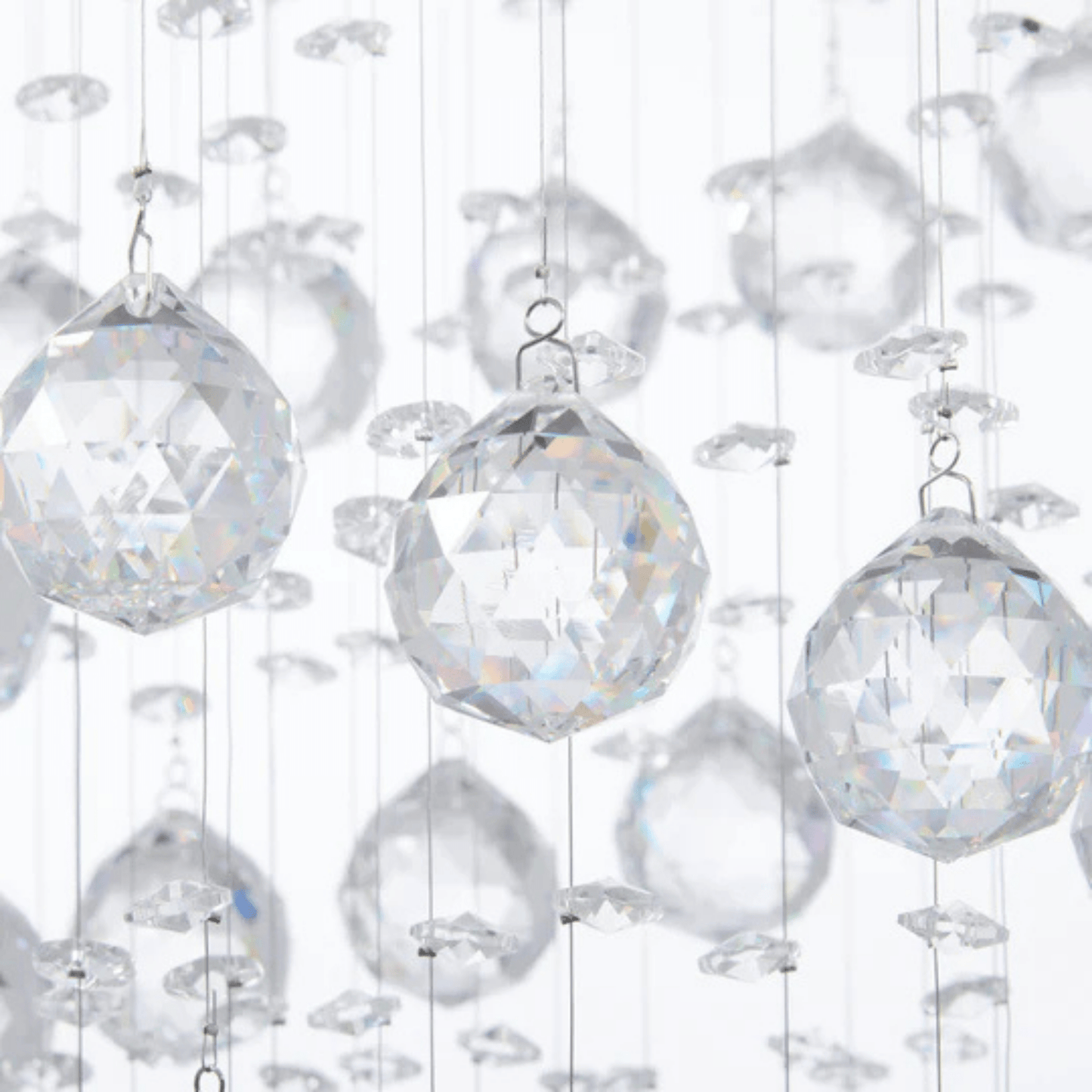 Crystal Double Helix Chandelier 7 Lights - Orvon Lighting
