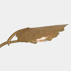Global Views Rimini Floor Lamp – Brass detail view