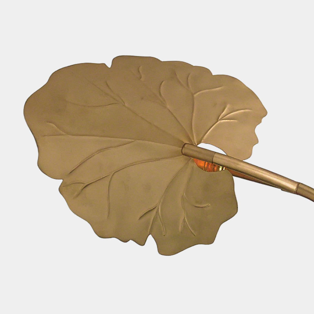 Global Views Rimini Floor Lamp – Brass detail view