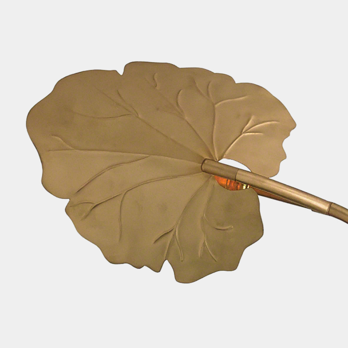 Global Views Rimini Floor Lamp – Brass detail view
