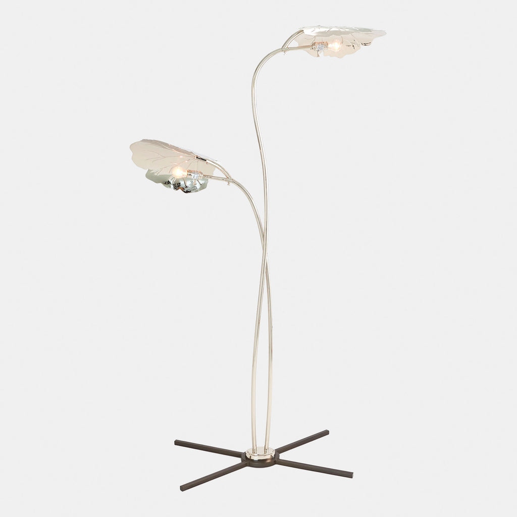 Global Views Rimini Floor Lamp – Nickel additional product view