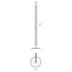 DALS Connect Smart Wi - Fi Digital Floor Lamp - Orvon Lighting