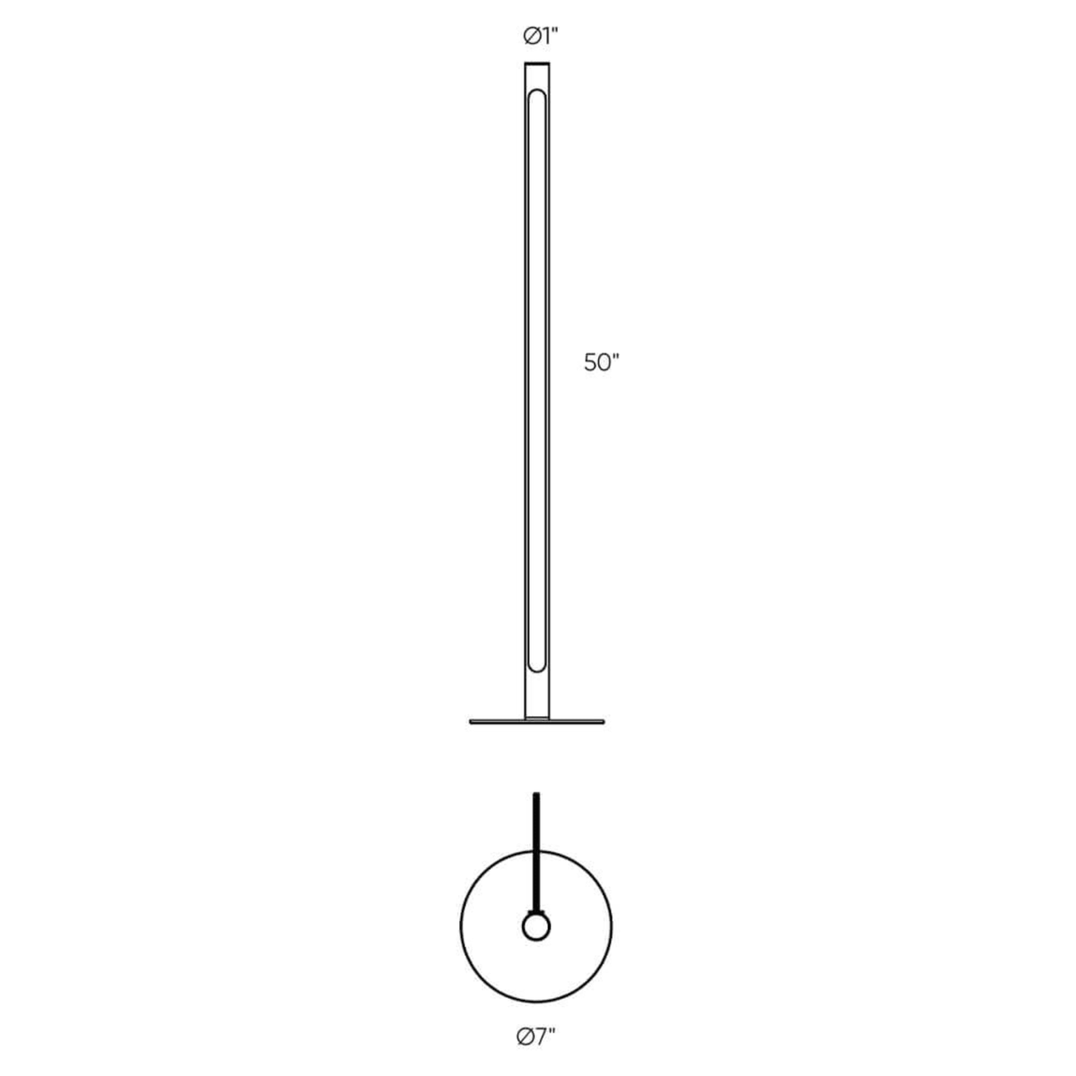 DALS Connect Smart Wi - Fi Digital Floor Lamp - Orvon Lighting