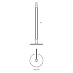 DALS Connect Smart Wi - Fi Digital Floor Lamp - Orvon Lighting