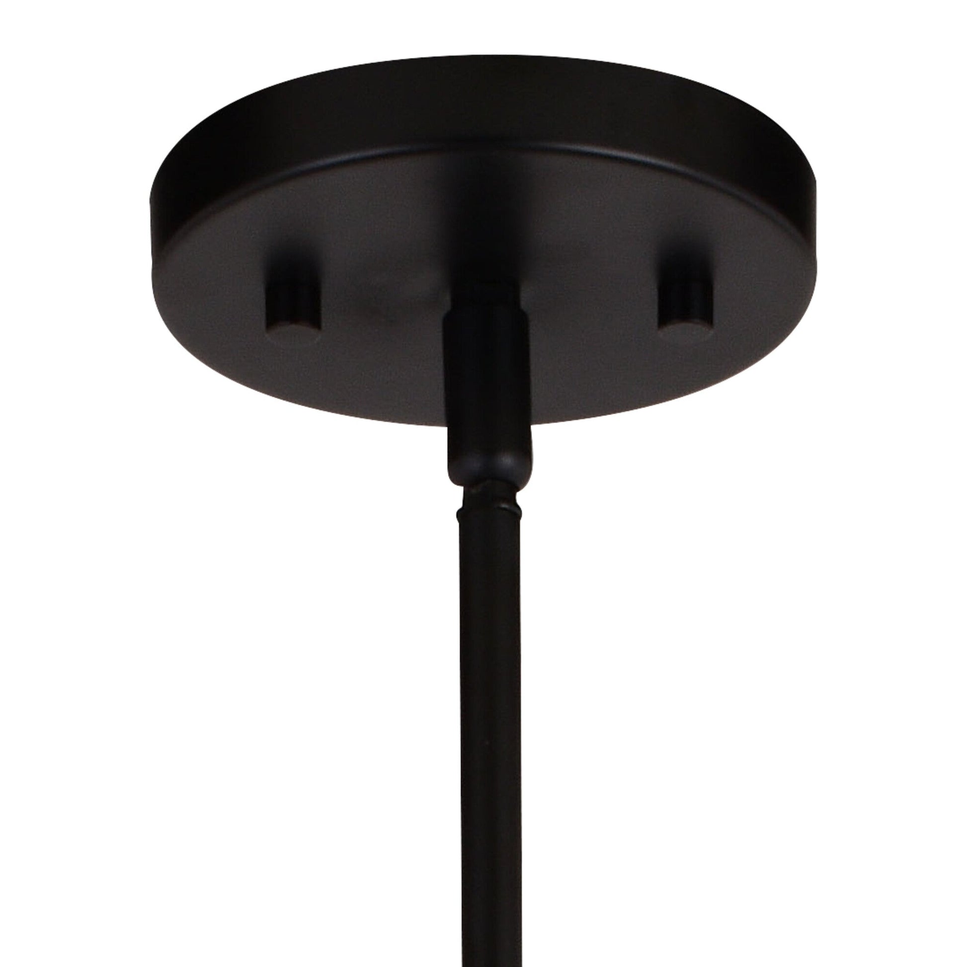 Damen 25 - in. 5 Light Chandelier Matte Black and Natural Brass - Orvon Lighting