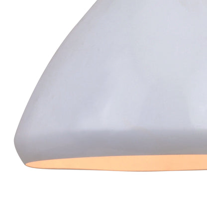 Dayna 10 - in Pendant Satin Brass and Glossy White with Matte White - Orvon Lighting