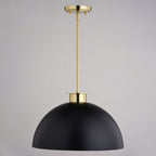 Devon 16 - in. Pendant Glossy White,Matte Black and Satin Brass - Orvon Lighting