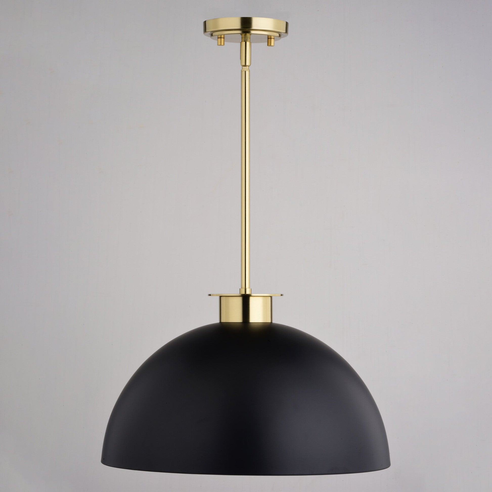 Devon 16 - in. Pendant Glossy White,Matte Black and Satin Brass - Orvon Lighting