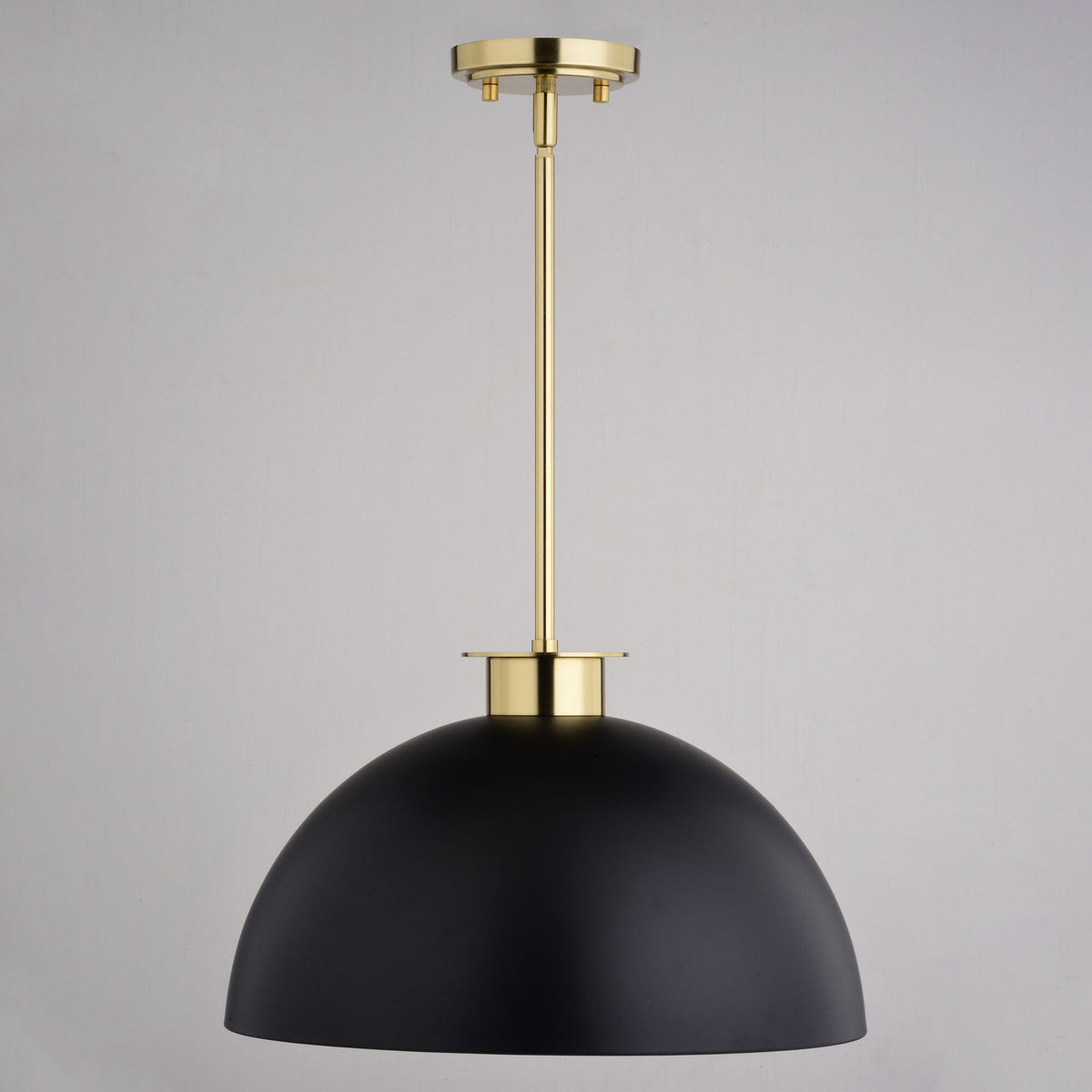 Devon 16 - in. Pendant Glossy White,Matte Black and Satin Brass - Orvon Lighting