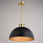 Devon 16 - in. Pendant Glossy White,Matte Black and Satin Brass - Orvon Lighting