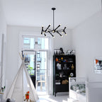 Drake 29 - in. 16 Light Chandelier Matte Black - Orvon Lighting