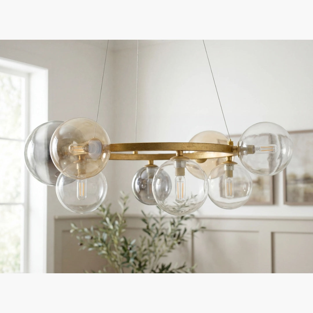 Surya Dreux 27.5" L × 27.5" W Chandelier – Default Title additional view