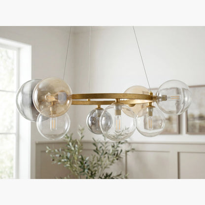 Surya Dreux 27.5" L × 27.5" W Chandelier – Default Title additional view